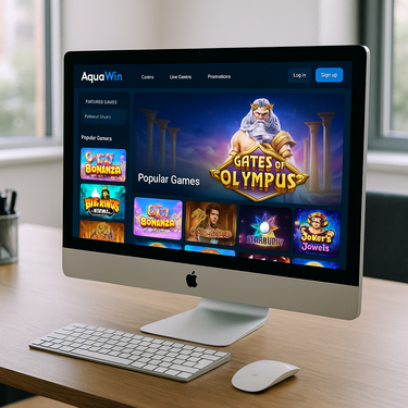 AquaWin - Intuitivt design inspirert av norske fjorder - Desktop plattform